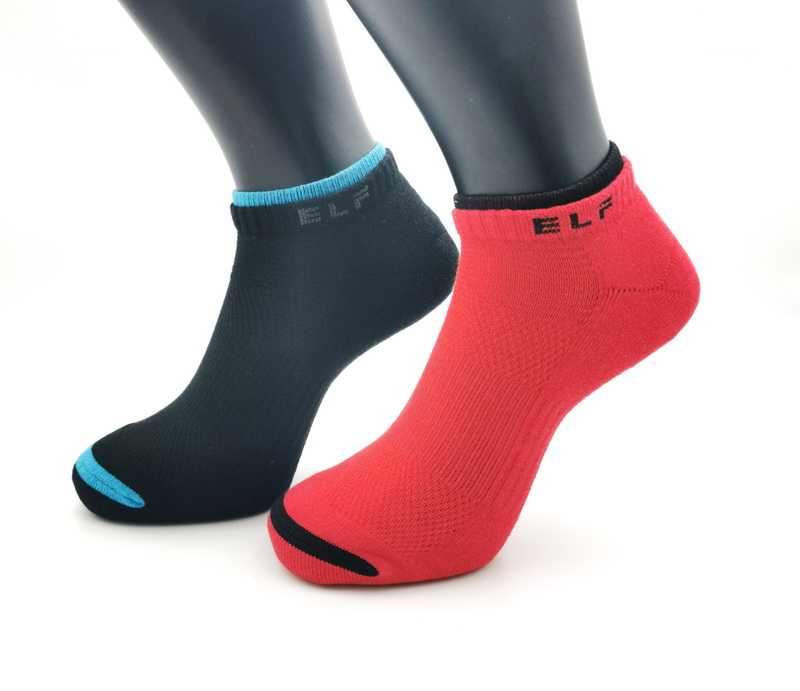 節色船形運動襪